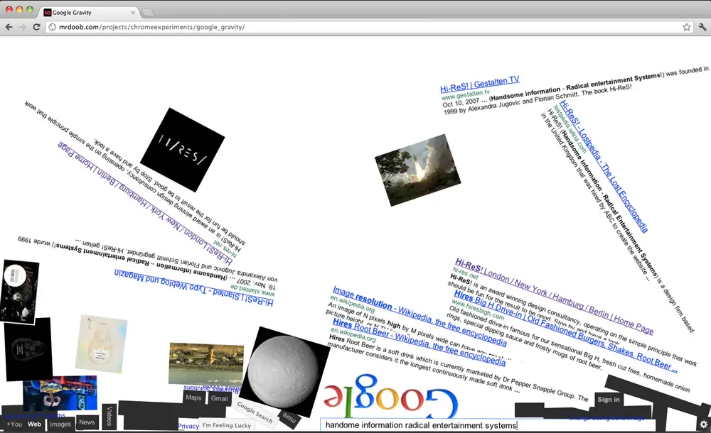 Google Gravity Google Gravity