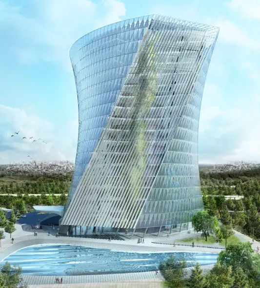 Arquitectura Innovadora: Torre Jardín Colgante