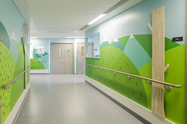 Interiorismo en hospitales para niños