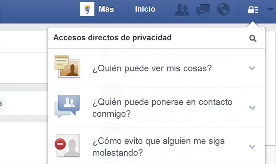 face privacidad