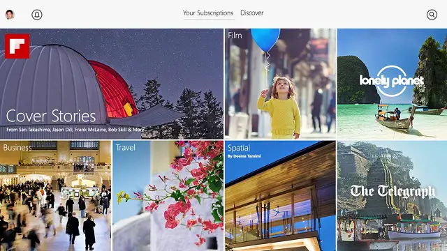 Flipboard: el gestor de noticias más famoso para dispositivos móviles (iOS, Android, Windows Phone) 1 Funcionamiento Flipboard