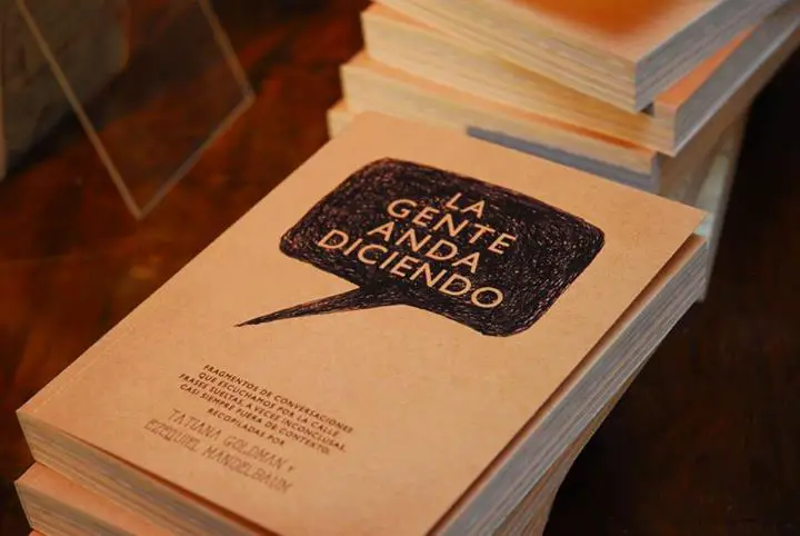 Libro de "La gente anda diciendo"