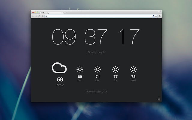 Cinco extensiones gratuitas para cambiar el aspecto de Google Chrome 2 #3 Currently