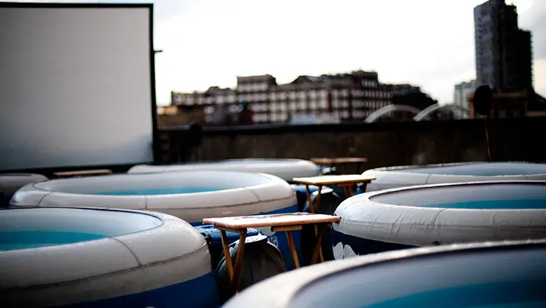 #4 Hot Tub Cinema