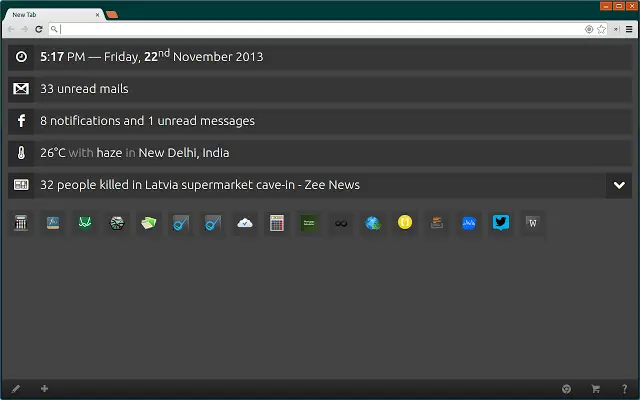 Cinco extensiones gratuitas para cambiar el aspecto de Google Chrome 3 #4 Knew Tab