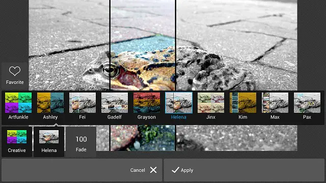 Pixlr Express: un editor moderno, fácil y profesional para retocar mis fotos (iOS, Android) 1 Ajustes personalizados