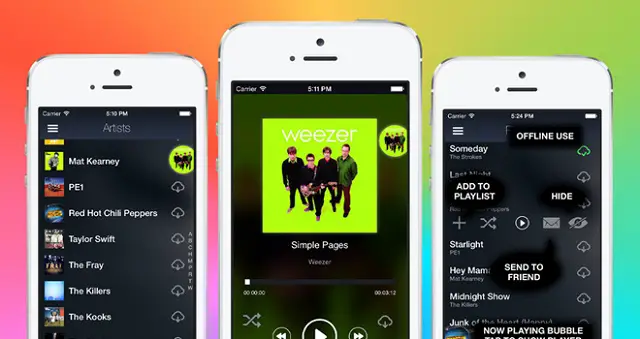 Vibe Player: asombroso reproductor para escuchar tu música de Dropbox, Mega y Google Drive 2 Es imposible editar los nombres de las canciones.