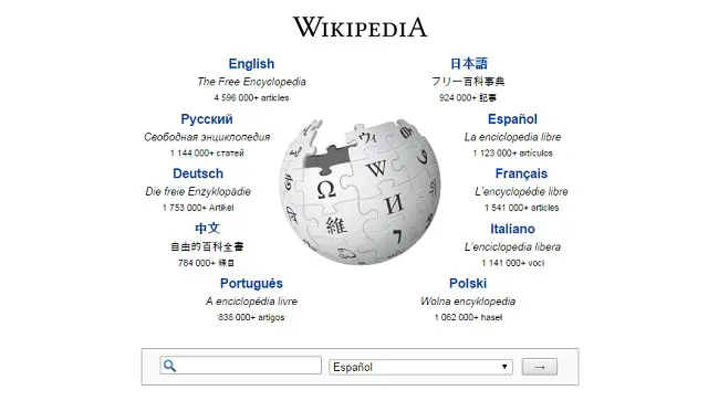 Wikipedia es una enciclopedia informática universal, lo más realista a una biblioteca tradicional.