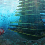 Parque natural en un árbol flotante 1 034