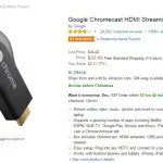 2. Google Chromecast 32.49