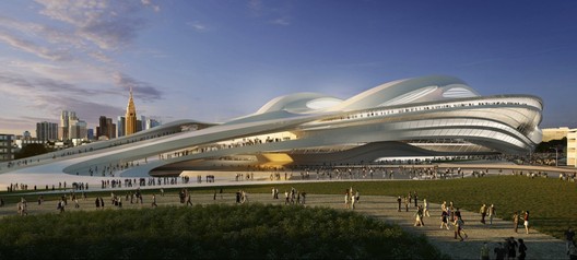 estadio olímpico de Zaha Hadid en Japón 