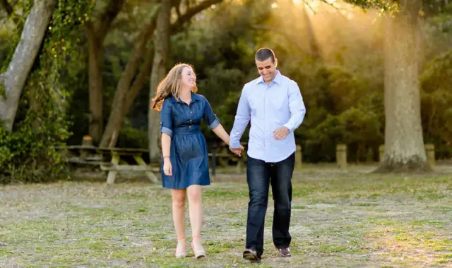 pareja feliz